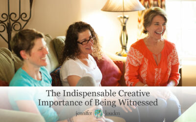 The Indispensable Creative Importance of Being Witnessed