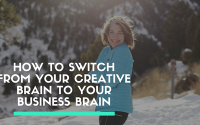 [VIDEO] How to switch from your creative brain to your business brain…