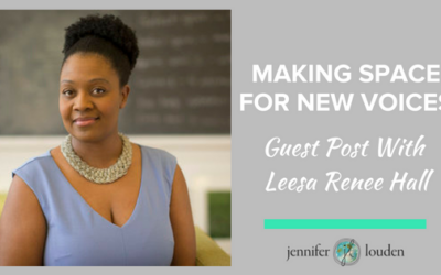 Making Space for New Voices – Guest Post with Leesa Renee Hall