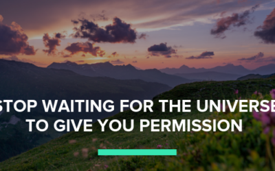 Stop Waiting for the Universe to give you Permission