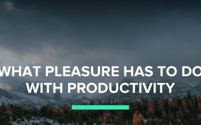 What Pleasure Has To Do With Productivity