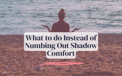 What to do Instead of Numbing Out Shadow Comfort